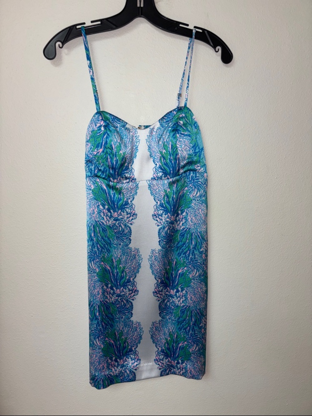 NWTLilly Pulitzer Blue, Green & Pink Tropical Print Dress size 0